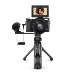 Paquete de cámara compacta Vlogging reacondicionada - Realishot VLG4K-DIG - Zoom digital 16X