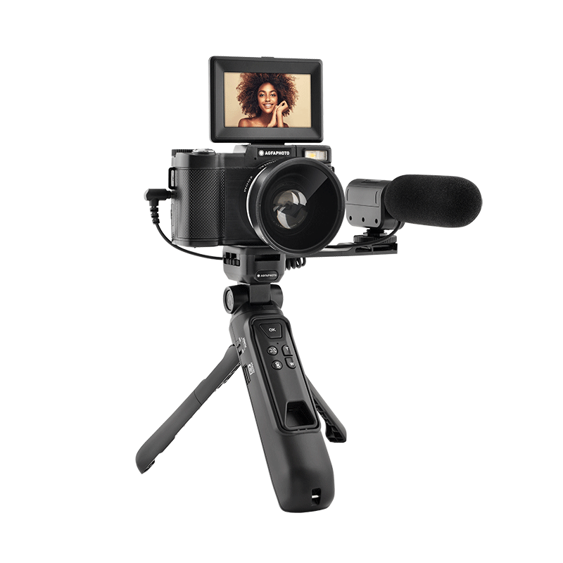 Paquete de cámara compacta Vlogging reacondicionada - Realishot VLG4K-DIG - Zoom digital 16X