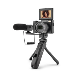 Paquete reacondicionada de cámara compacta Vlogging - Realishot VLG4K-OPT - Zoom óptico 5X