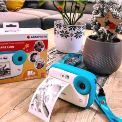 Coffret de Noël Reconditionné - AgfaPhoto Realikids Instant Cam - 3 Rouleaux inclus