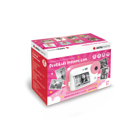 Coffret de Noël Reconditionné - AgfaPhoto Realikids Instant Cam - 3 Rouleaux inclus