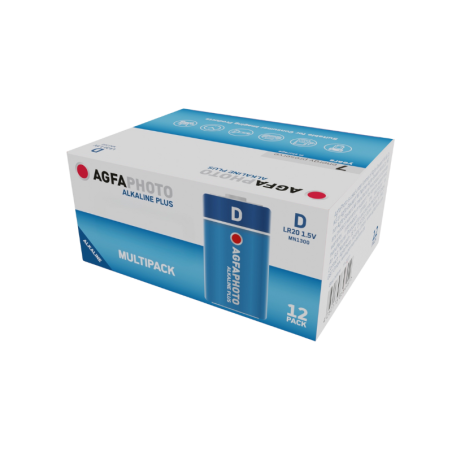 Pack de 12 pilas alcalinas PLUS Mono D - LR20