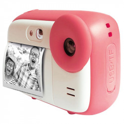 Agfa photo pack realikids instant cam + 1 carte micro sd 32gb + 3 rouleaux  papier thermique atp3wh - appareil photo instantané enfant, ecran lcd 2,4',  miroir selfie et filtre photo - rose - Conforama