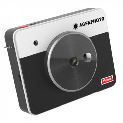 AGFA PHOTO - Realipix - Appareil Photo Numérique Instantané avec Impression  - Sublimation Thermique - Bluetooth - Noir