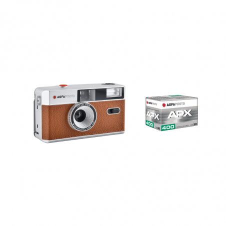 Pack Reusable Analogue Brown + 1 Film APX 400