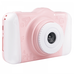 Agfa photo pack realikids instant cam + 3 rouleaux papier thermique atp3wh  supplémentaires - appareil photo instantané enfant, ecran lcd 2,4',  batterie lithium, miroir selfie et filtre photo - rose - Conforama