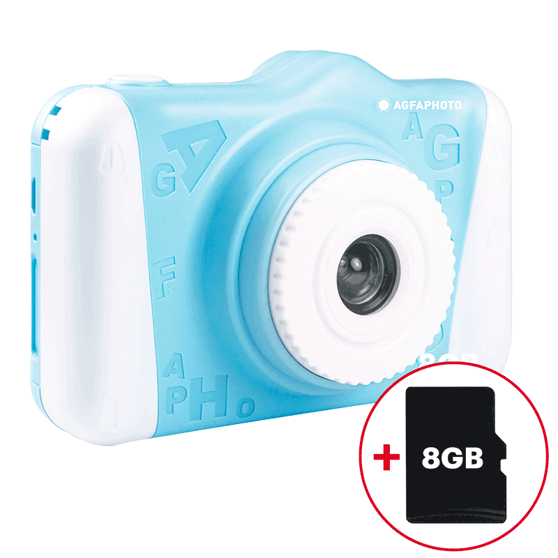 Cámara infantil - AgfaPhoto Realikids Cam 2 + Tarjeta SD 8GB incluida