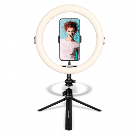 Ring Light Ricondizionato - AgfaPhoto Realiview ARL11 - Adattatore per smartphone