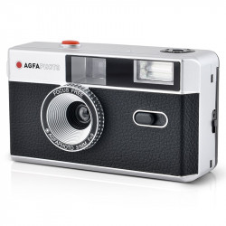 AgfaPhoto Reusable Half Frame Photo Camera, negro, analógica - Kamera  Express