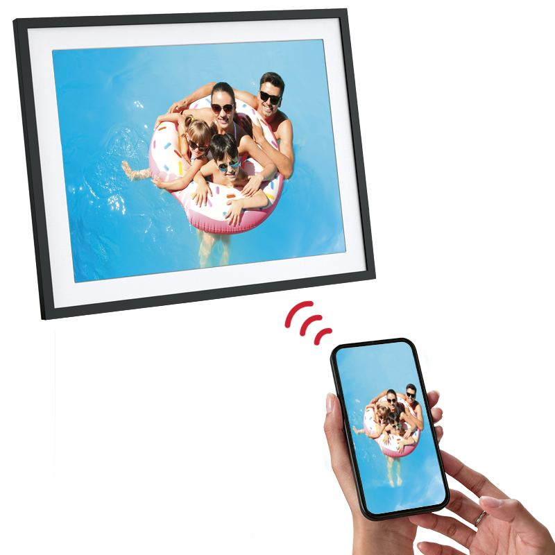 Connected Digital Photo Frame - AgfaPhoto Realiview APF1700WIFI - 17 Inches