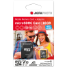 Tarjeta de cámara SD - Tarjeta de memoria AgfaPhoto Micro SDHC de 16 GB - CLASS 10