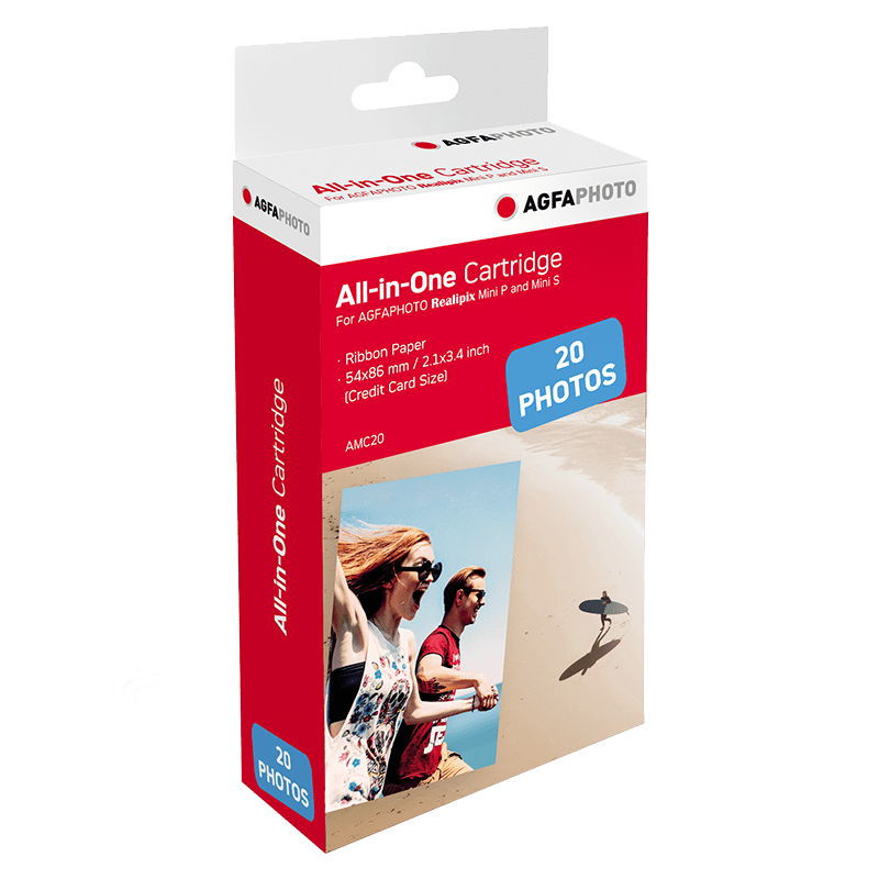 Photo Printer Cartridge - AgfaPhoto AMC20 - Realipix Mini P Mini S